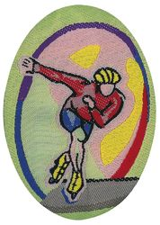 Športové nažehľovacie etikety - korčuľovanie